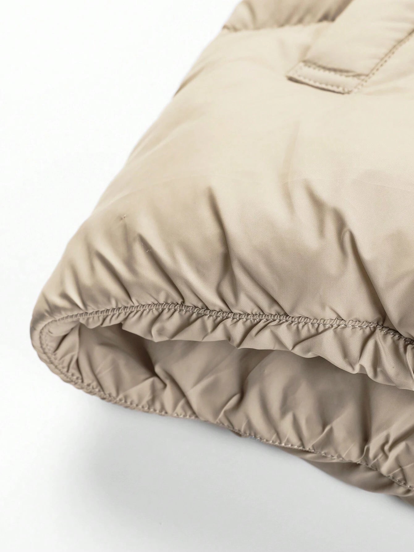 Manfinity Homme Men'S Long Sleeve Loose Drawstring Hooded Zip-Up Padded Coat (No Sweater Included) Plain Going Out Casual Quilted Outdoor Windbreaker Winter Outerwear, Fall