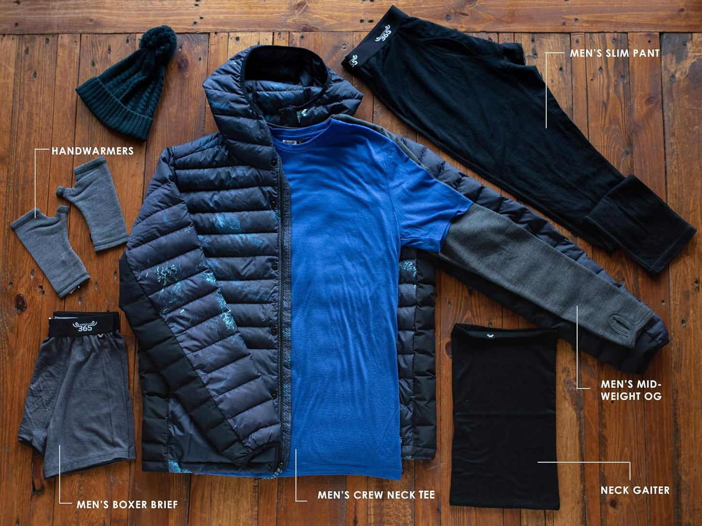 New Zealand 100% Merino Longsleeve Baselayer with Thumbloops - Select Color and Size